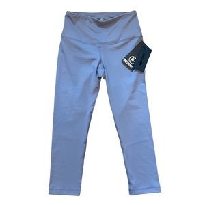 90 DEGREE High Rise Capri Leggings 22 in Purple Moon Small NWT